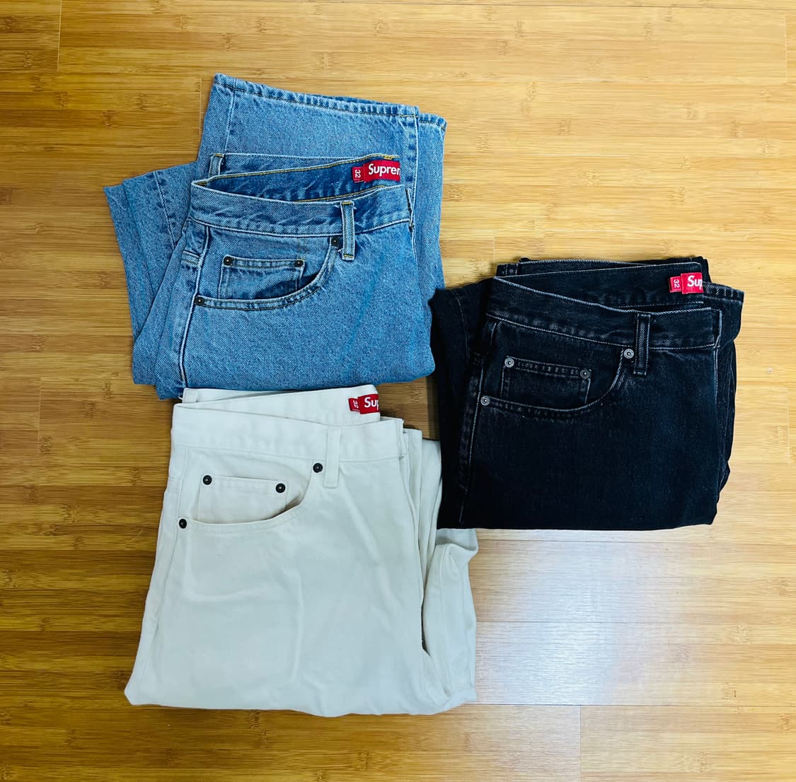 슈프림 배기진 내추럴  상품이미지1