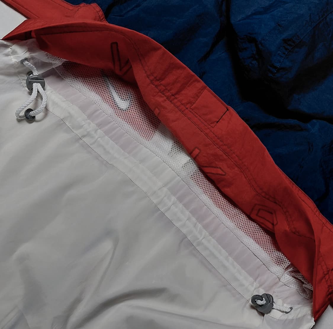 [주니어 M] 나이키 올드스쿨 3도 배색 후드 바람막이 상품이미지10