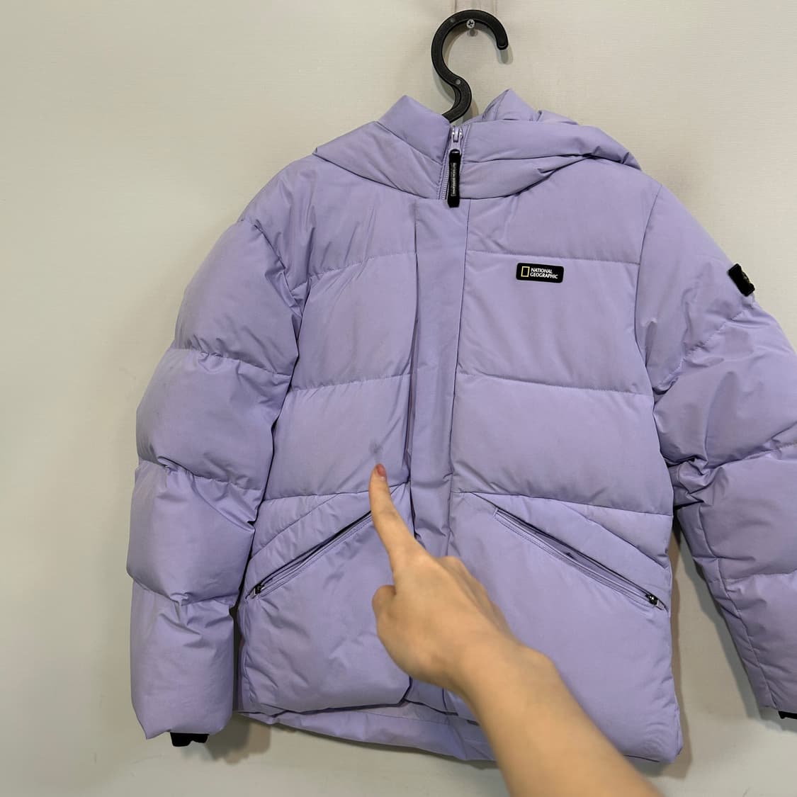 내셔널지오그래픽 키즈 라벤더 발열 패딩140 상품이미지5