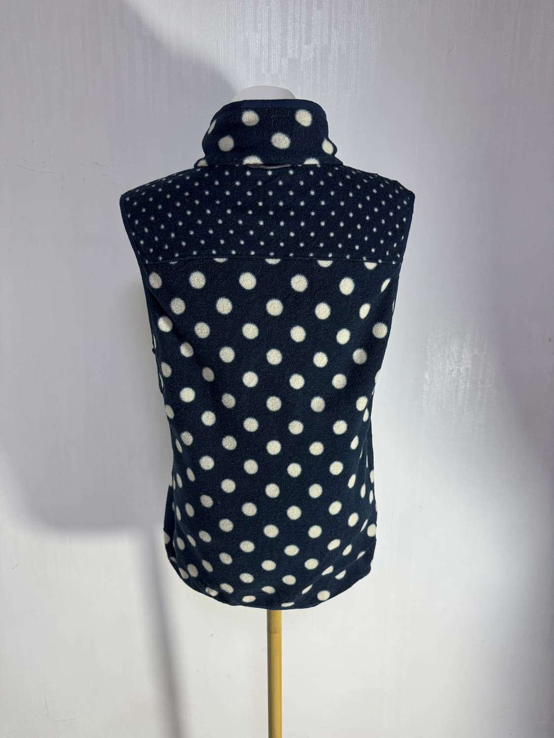 컬럼비아 도트 패턴 플리스 베스트 y2k 상품이미지6