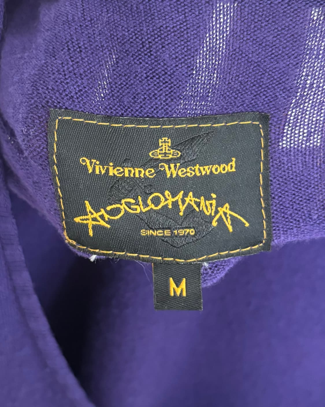 비비안 웨스트우드 퍼플 버튼 롱 가디건 상품이미지7