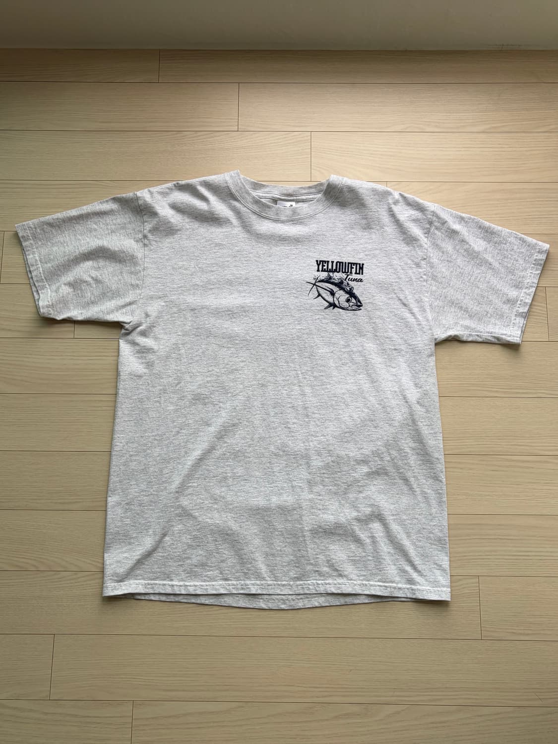 00s 아메리칸 빈티지 황다랑어 프린팅 티셔츠 L (105) 상품이미지2