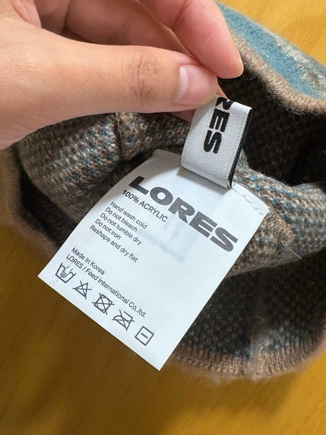 Lores 로어즈 해린 비니 새상품 상품이미지4