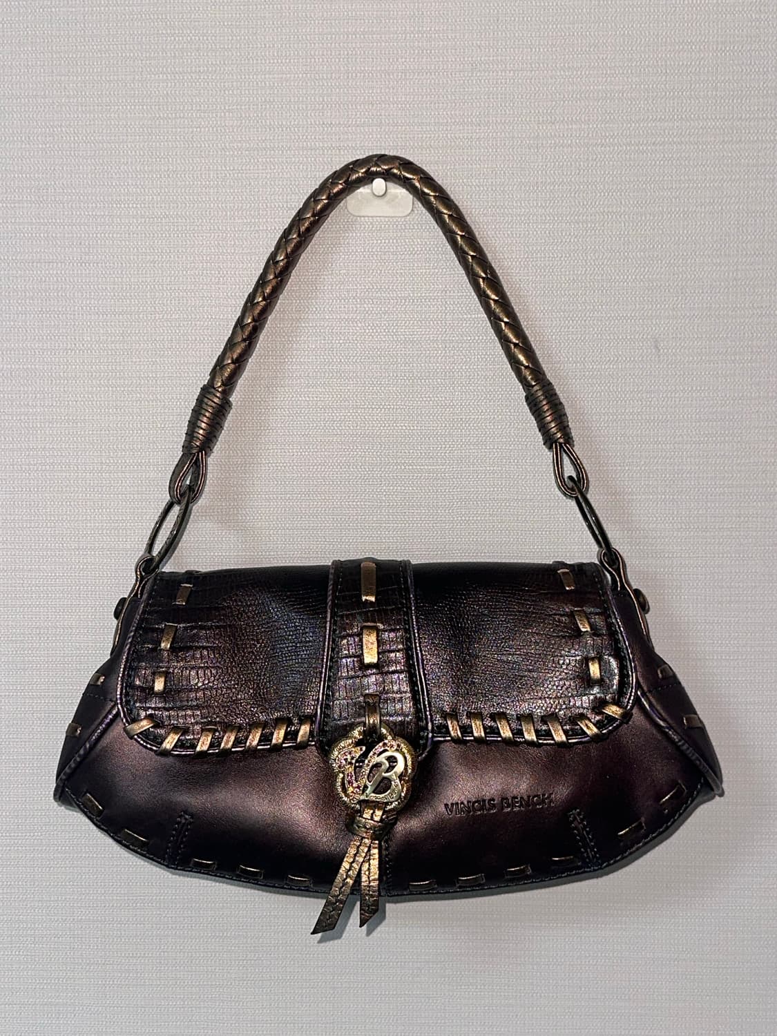 빈치스벤치 가죽 그런지 숄더백 상품이미지4