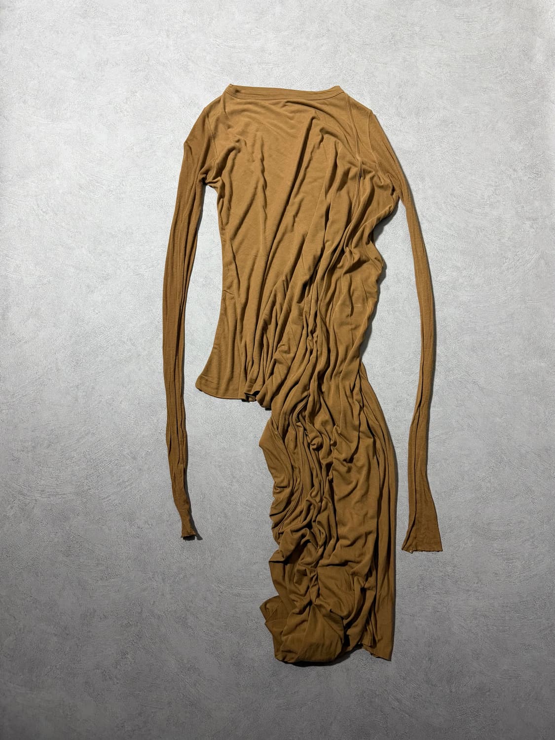 릭오웬스 비대칭 드레이프 원피스 상품이미지1