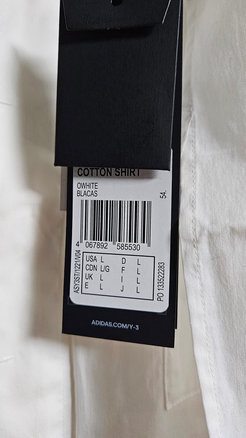 Y-3 요지야마모토 셔츠 정품 신품 상품이미지3