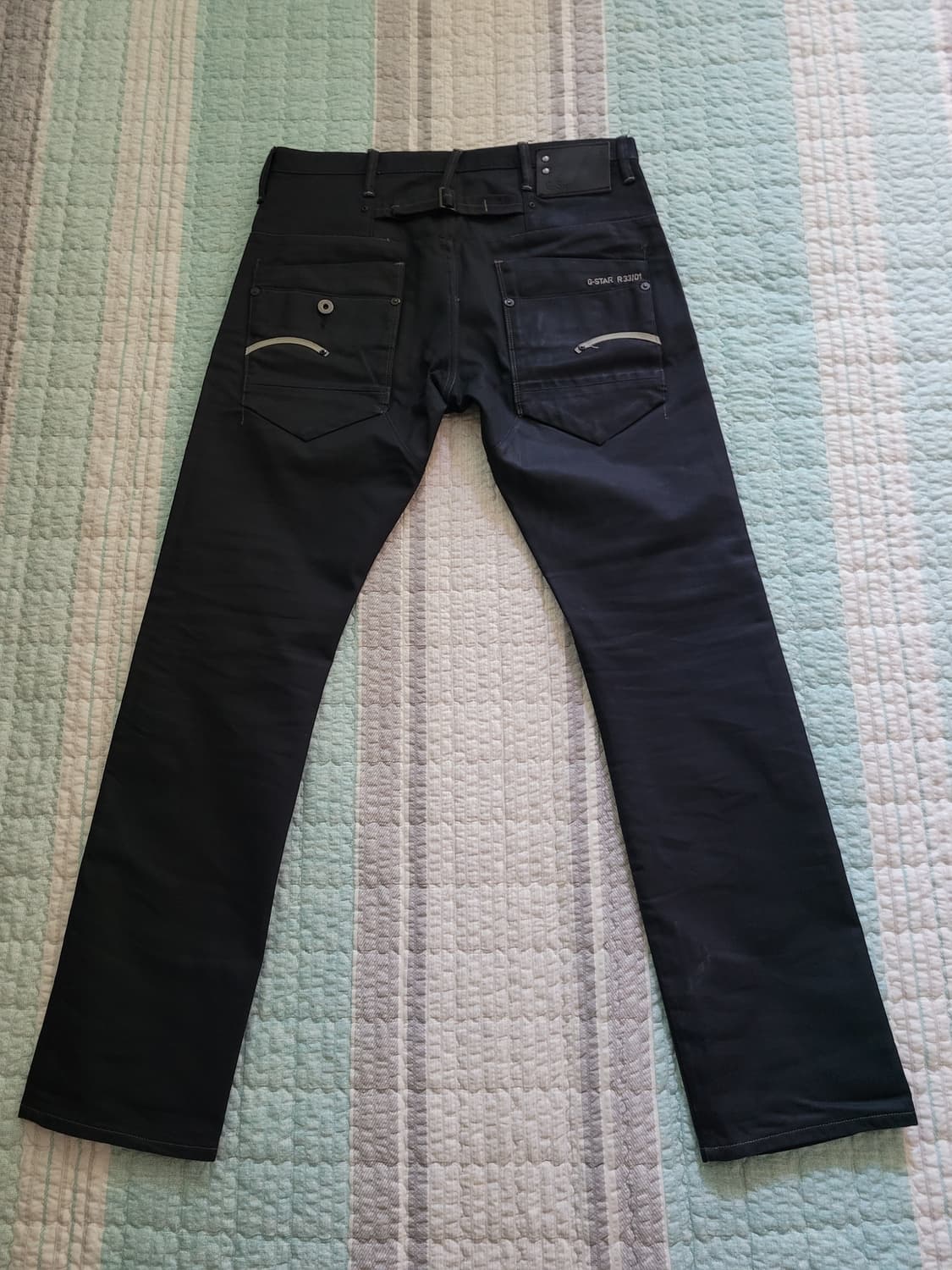 지스타로우 G star raw 블래이드슬림 신치백 다크블루 코팅진 32 상품이미지7