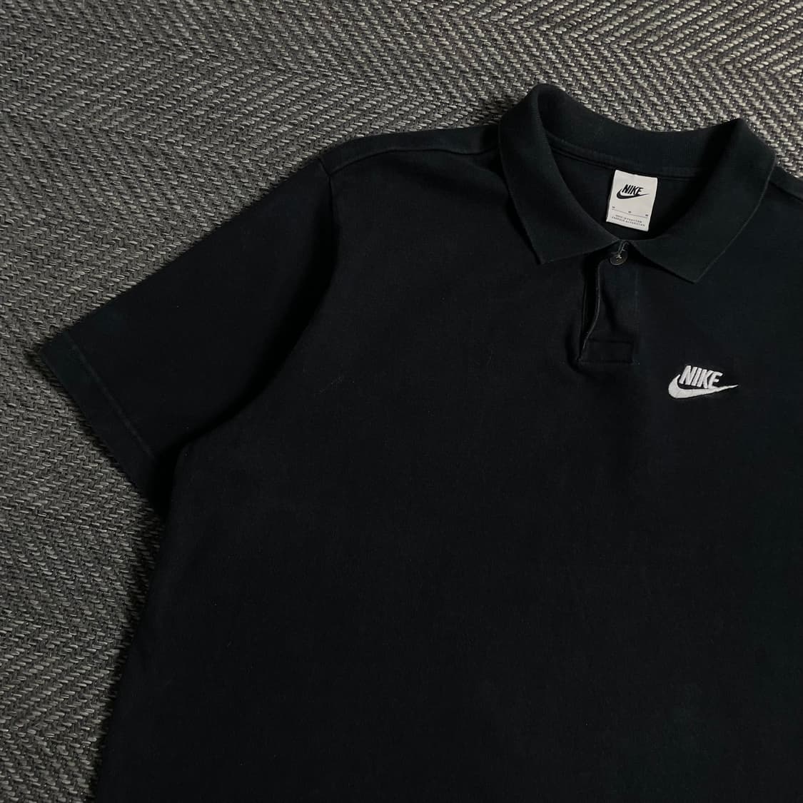 나이키 NSW 자수로고 블랙 폴로 반팔 카라티 y 4756 상품이미지4
