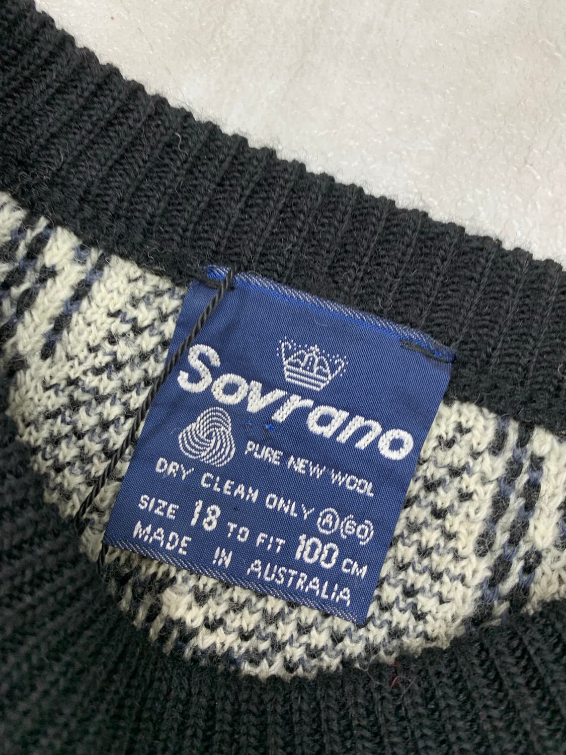 Sovrano 패턴 니트 #455 상품이미지4