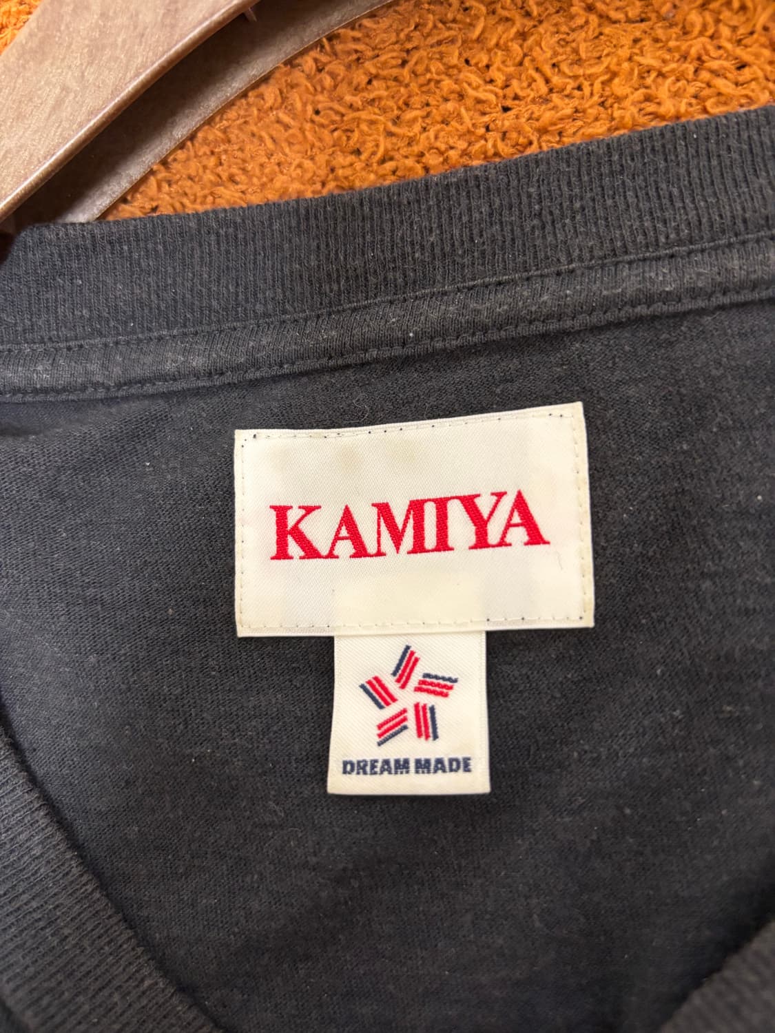 카미야 프린팅 슬리브 실크 티셔츠 스웻 상품이미지2