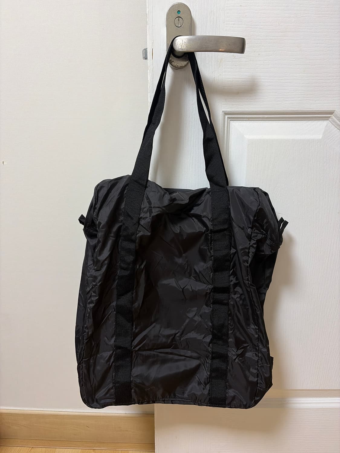 (블랙) 무인양품 포케터블 보스턴백 세로형 무지 MUJI bag 상품이미지2