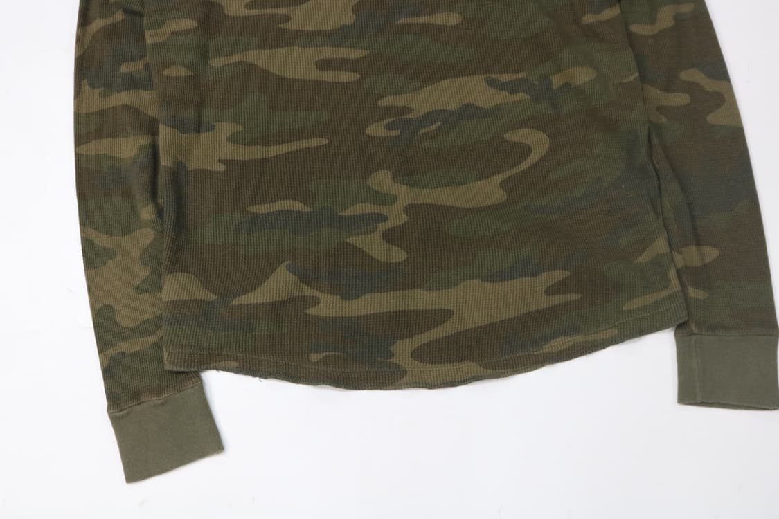 GAP 갭 빈티지 올리브 카모플라쥬 와플 긴팔 티셔츠 (S) 상품이미지9