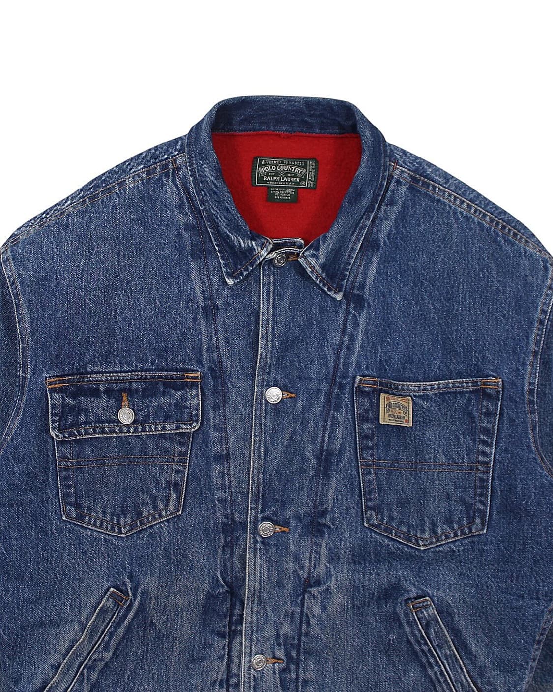 1980s USA 폴로랄프로렌 폴로컨트리 데님 자켓 빈티지 미국제 상품이미지4