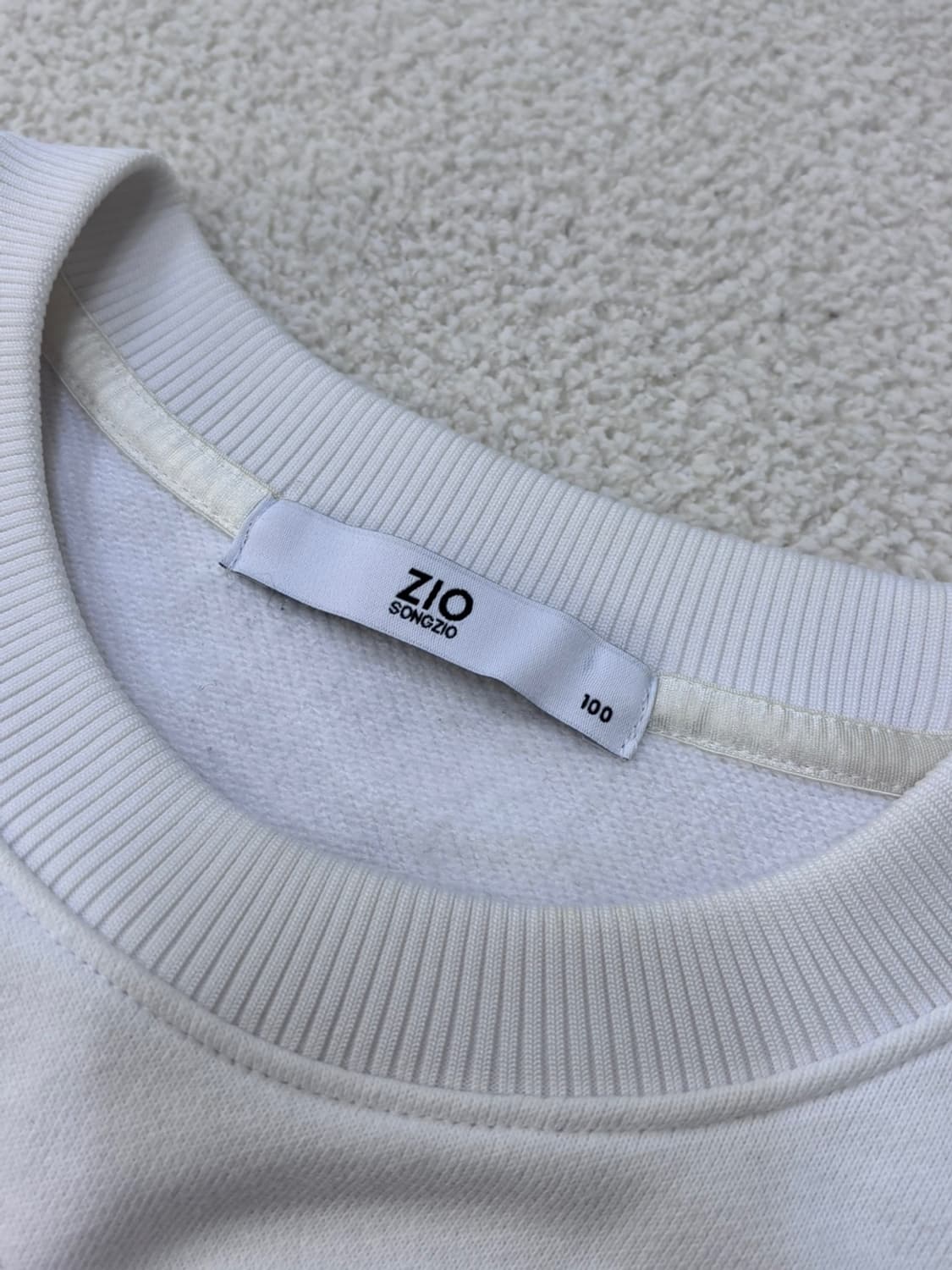 100 지오송지오 맨투맨 티셔츠 0306E 상품이미지3