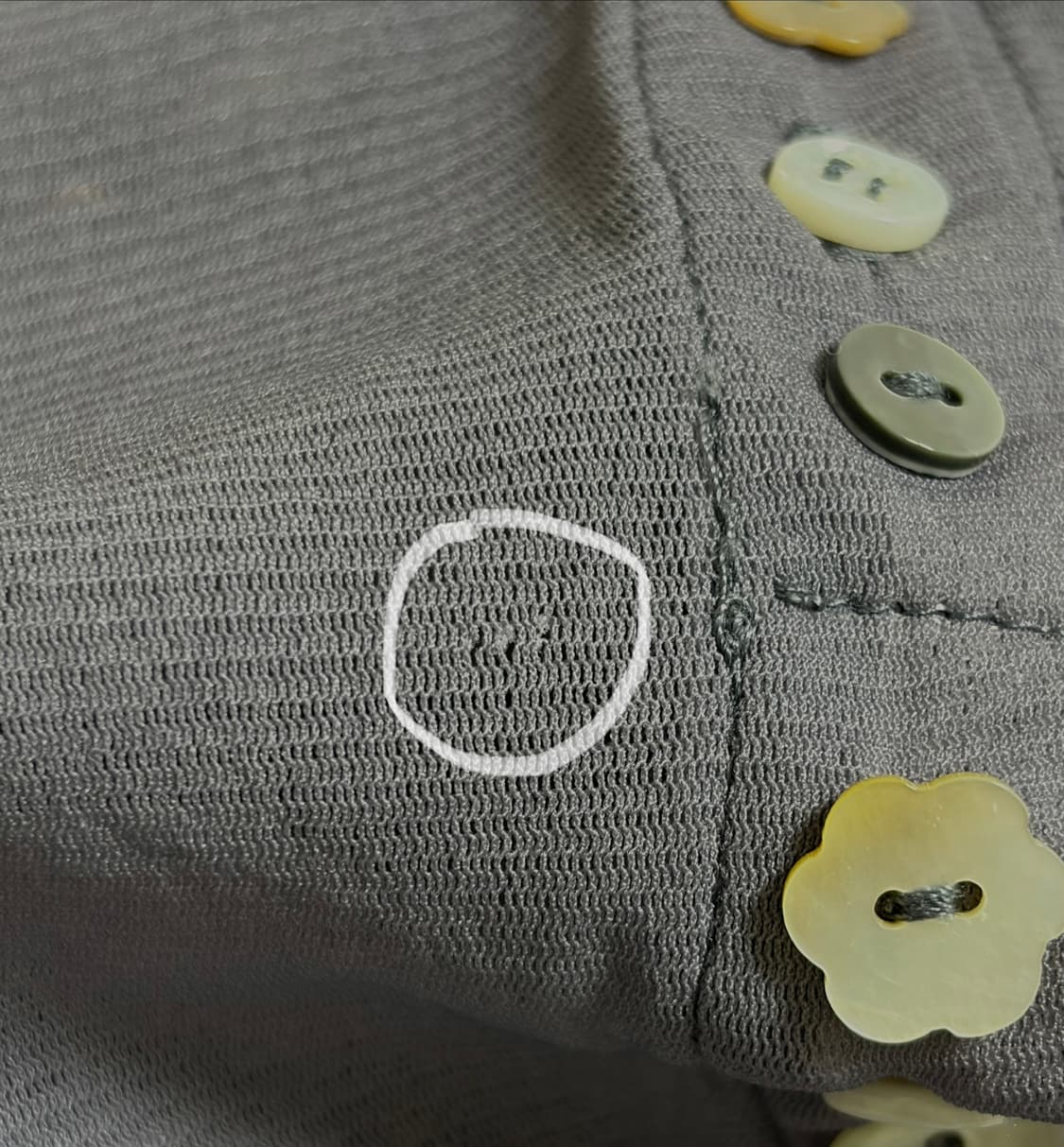 Jaded london pearl button mesh top 상품이미지3