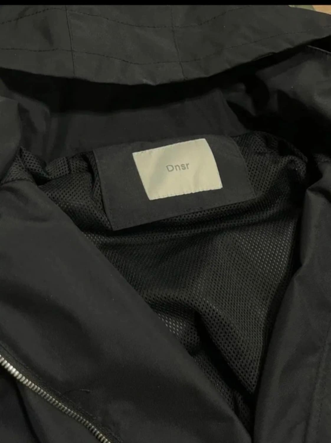DNSR 디앤에스알 디앤써 블랙 나일론 오버 쉘파카 s 상품이미지3