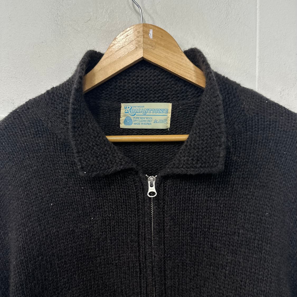 빈티지 니트 집업 상품이미지4