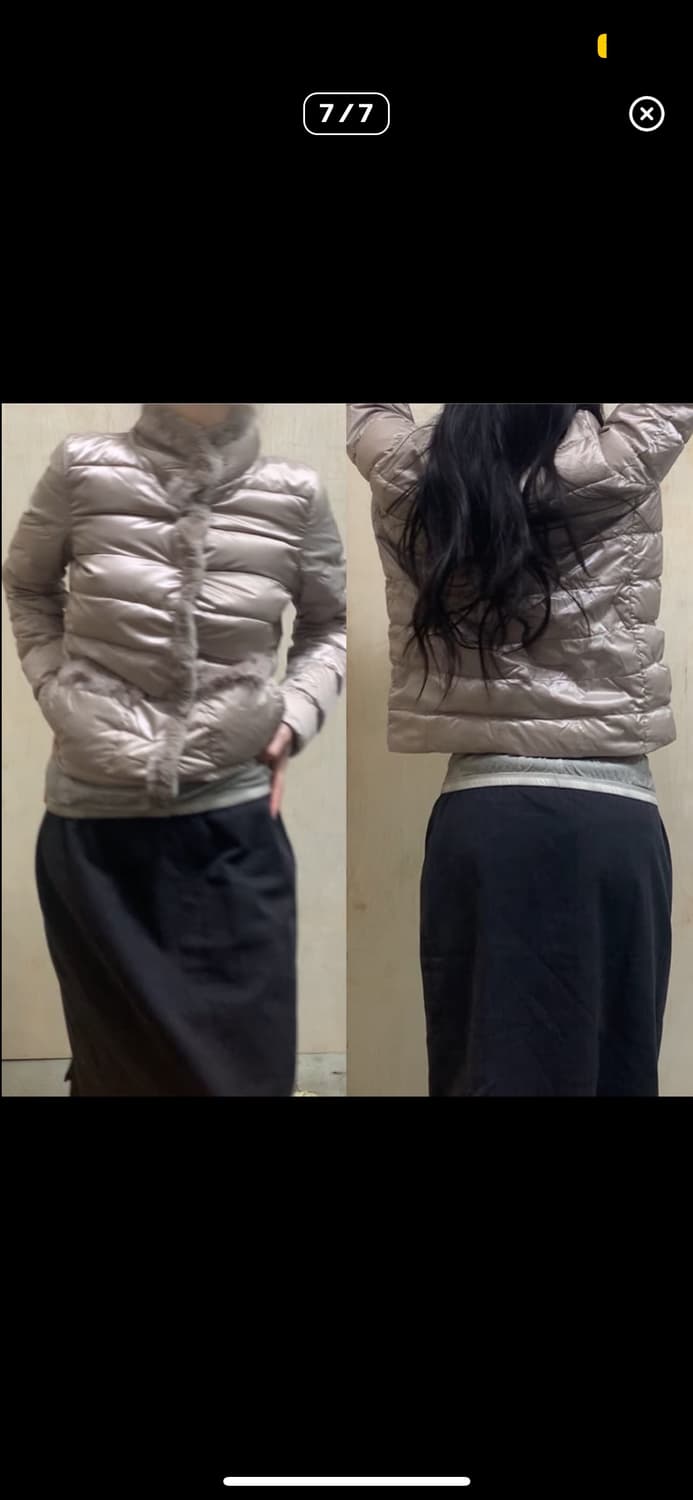 Max Mara 토끼털 경량패딩 상품이미지7