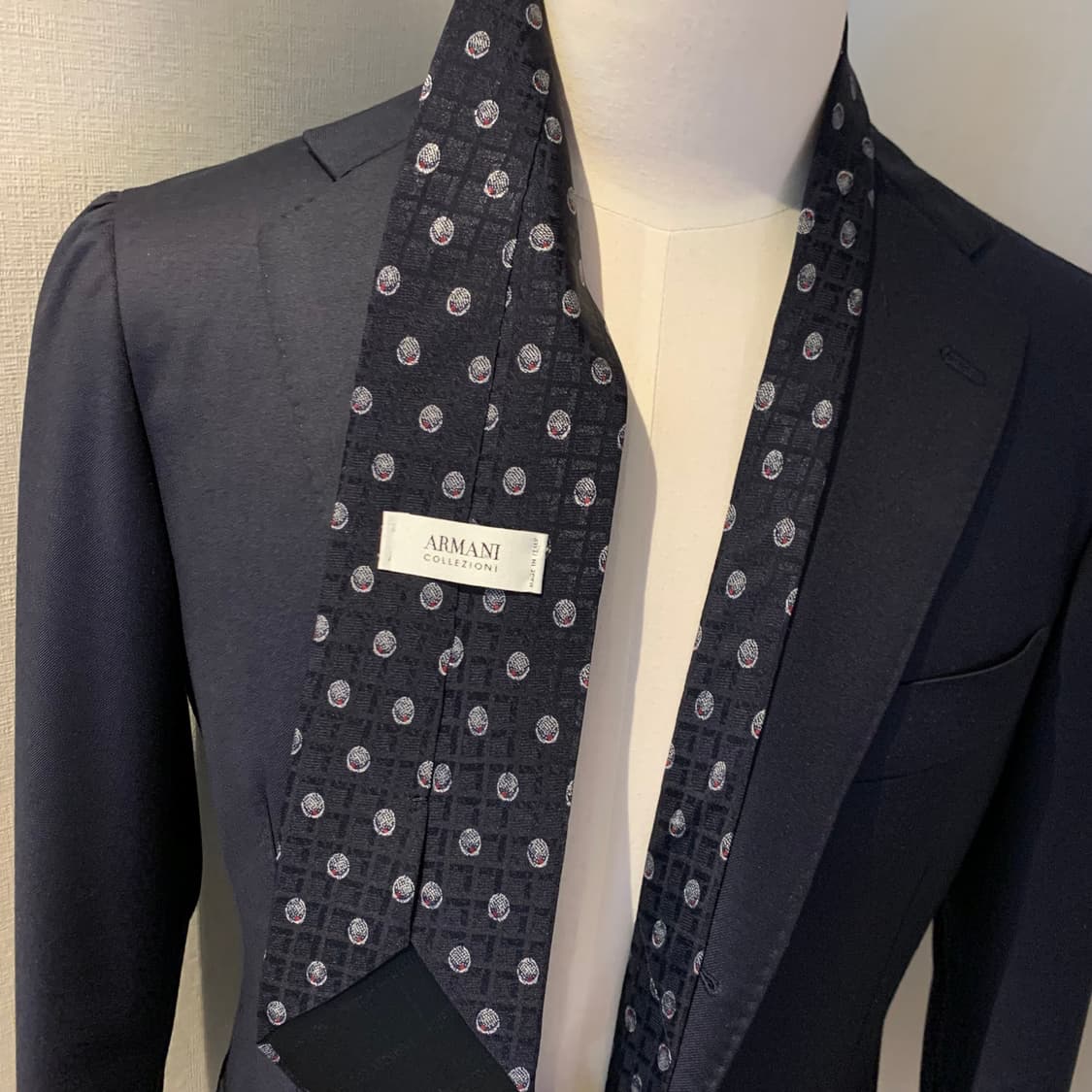 조르지오 아르마니(ARMANI) 블랙 명품 정장넥타이 A+등급 상품이미지2