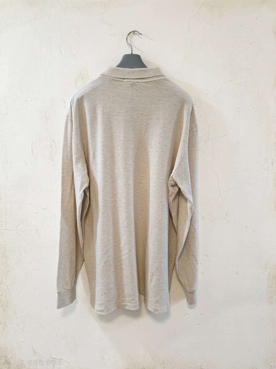 폴로 랄프로렌 베이지 긴팔 카라티 XL 상품이미지2