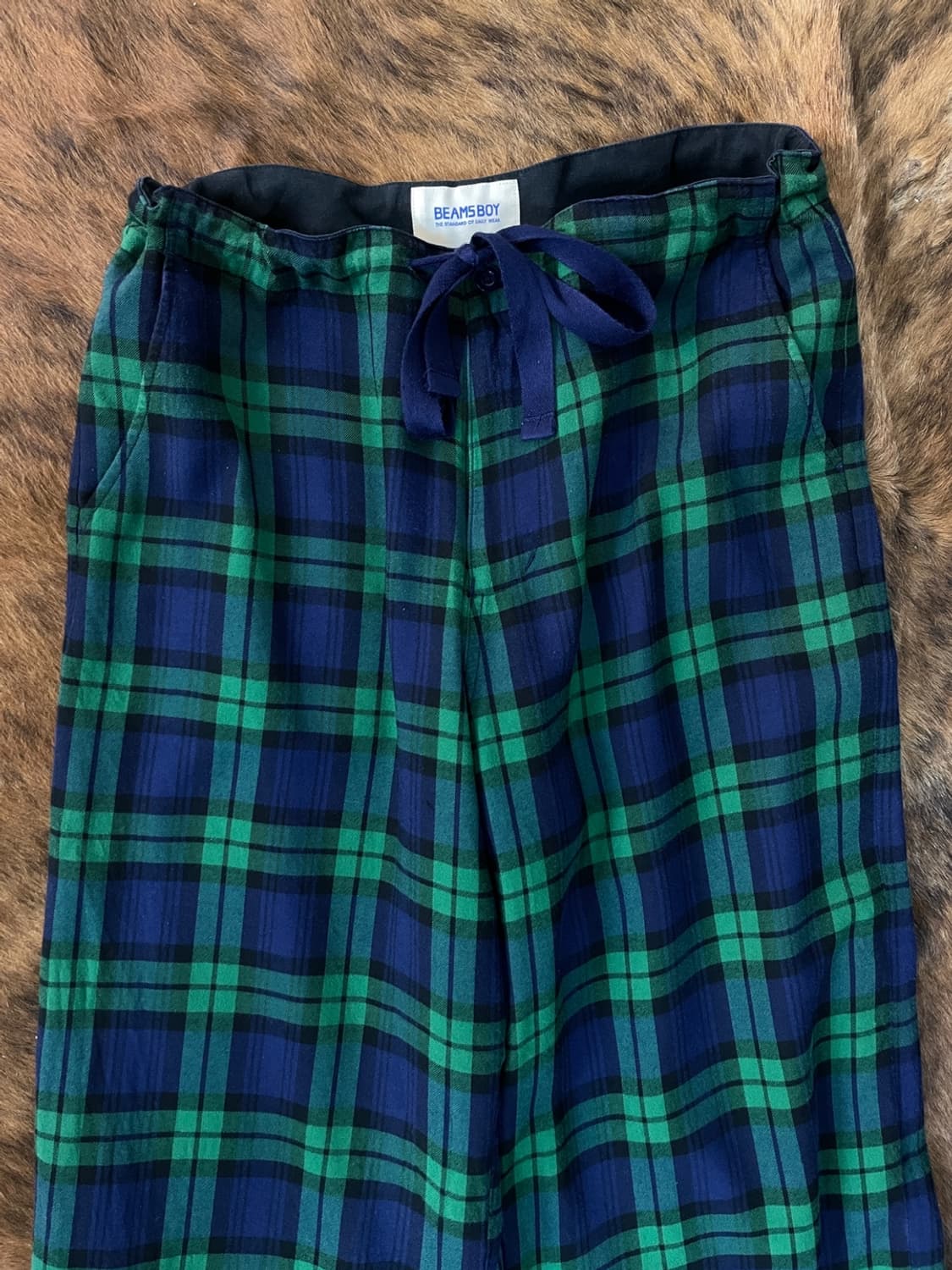 빔즈 보이 타탄 체크 파마자  상품이미지1