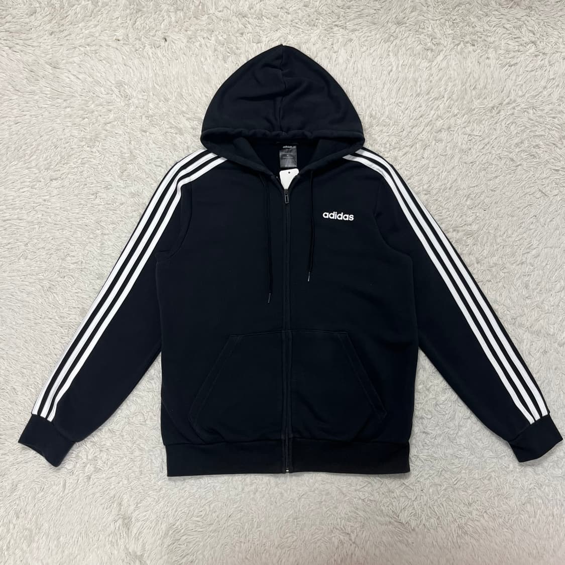 Adidas black zip-up hoodie 상품이미지4