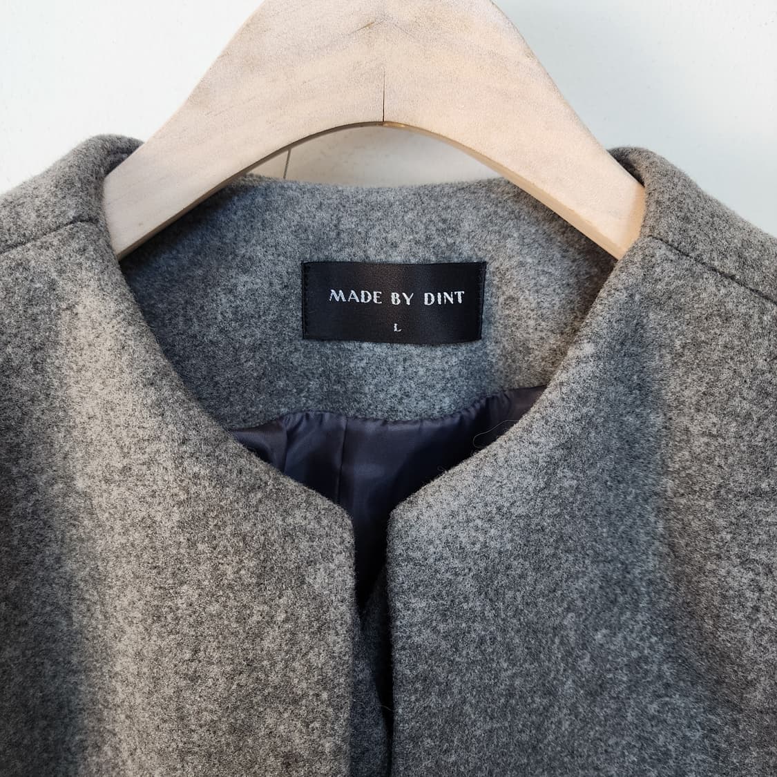 DINT 회색 케이프 자켓&치마 투피스 상품이미지2