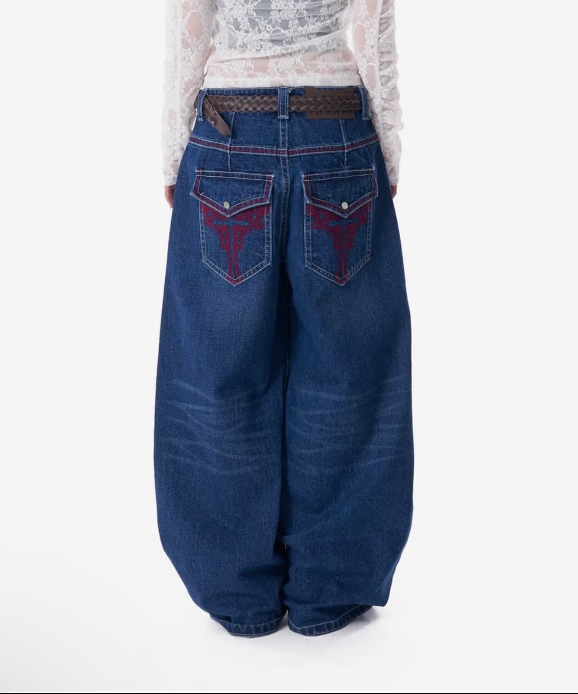 아캄 CROS2 Washed Denim Pants (Blue) 상품이미지1