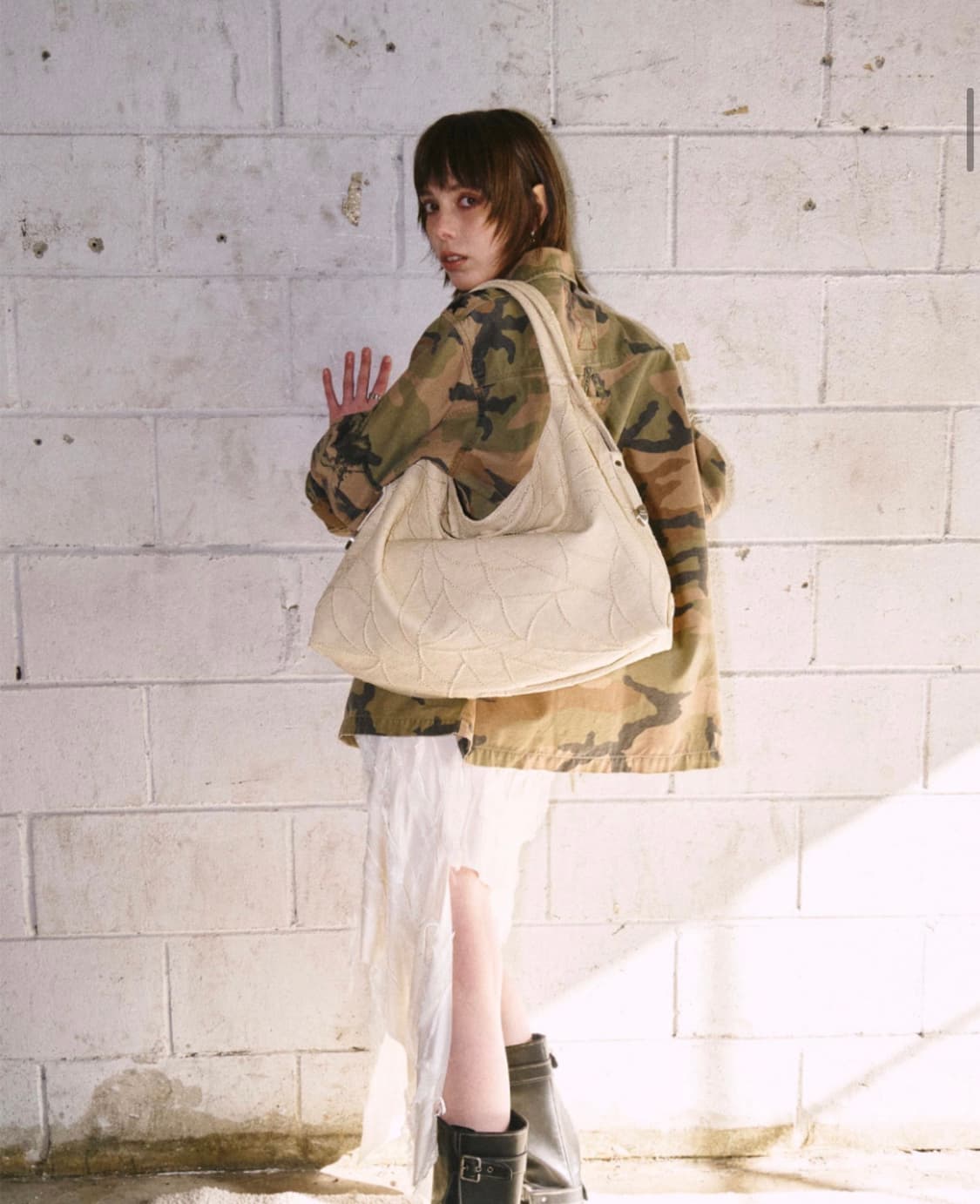 CACTUS HOBO BAG [Butter Cream] 상품이미지3