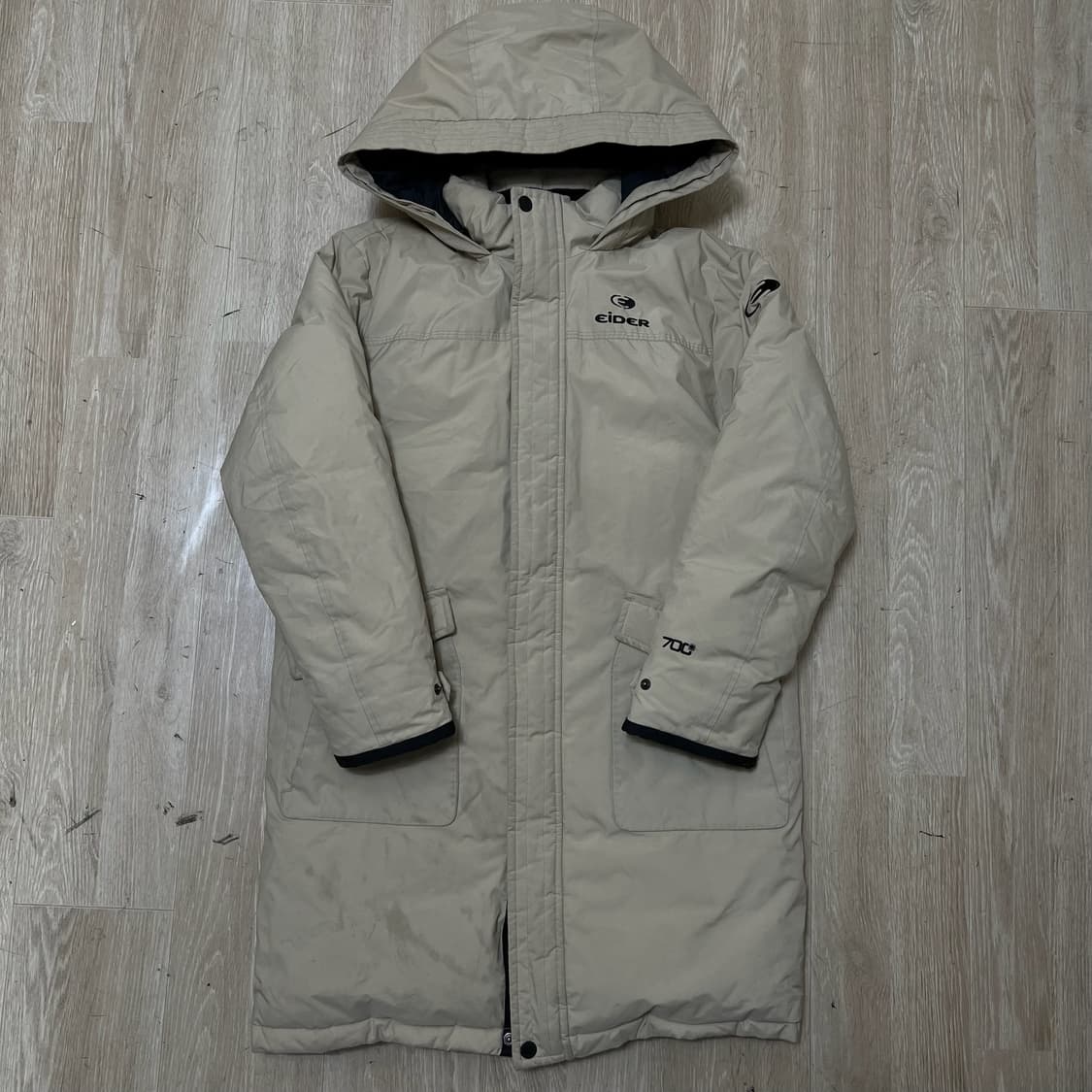 아이더 키즈 덕다운 700 후드 롱패딩 12-13 상품이미지1