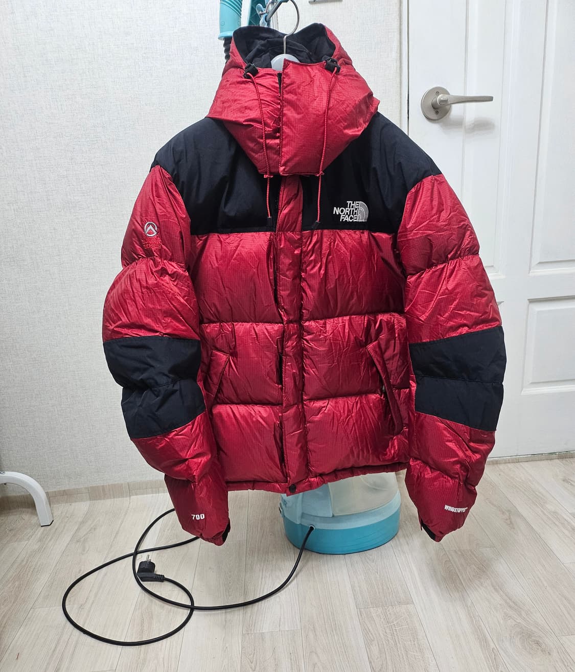 (95~100)M 노스페이스 700써밋 드라이르포트[버건디] 구스다운패딩 상품이미지1