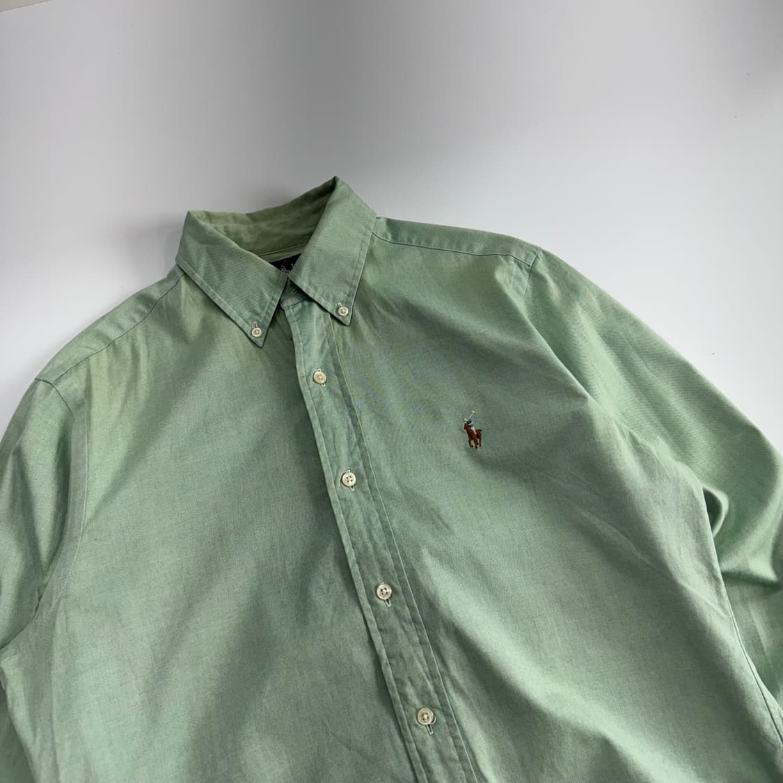 Polo 폴로 멀티포니 라이트그린 셔츠 상품이미지4