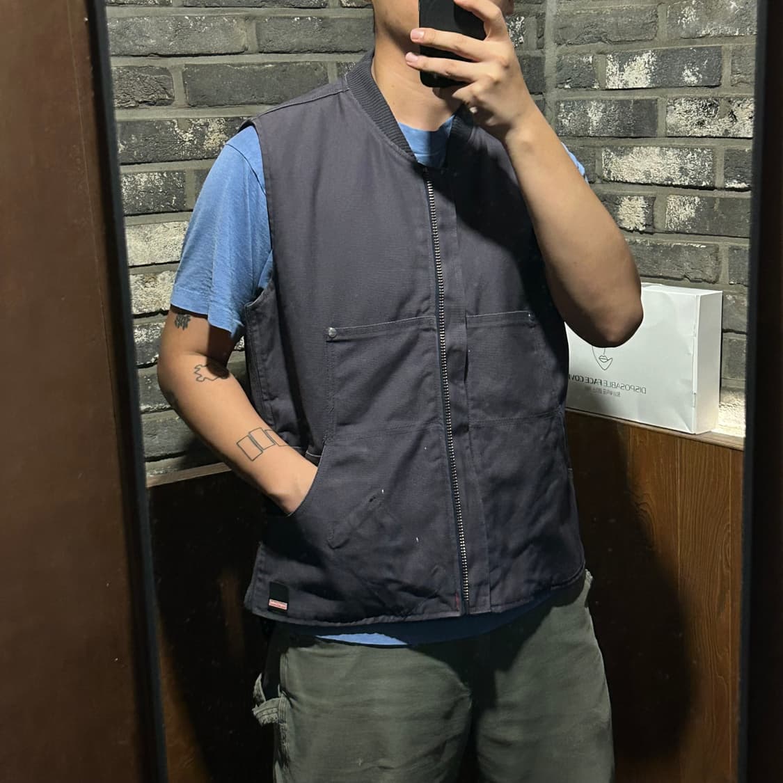 L) Craftsman 크래프트맨 USA 워크웨어 워크 베스트 조끼 상품이미지9