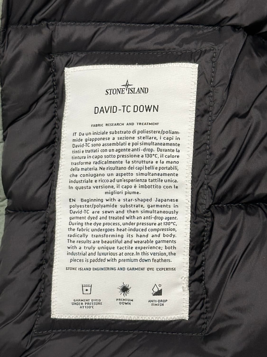 스톤아일랜드 다비드 tc 다운 패딩 XL(105-110) 상품이미지2