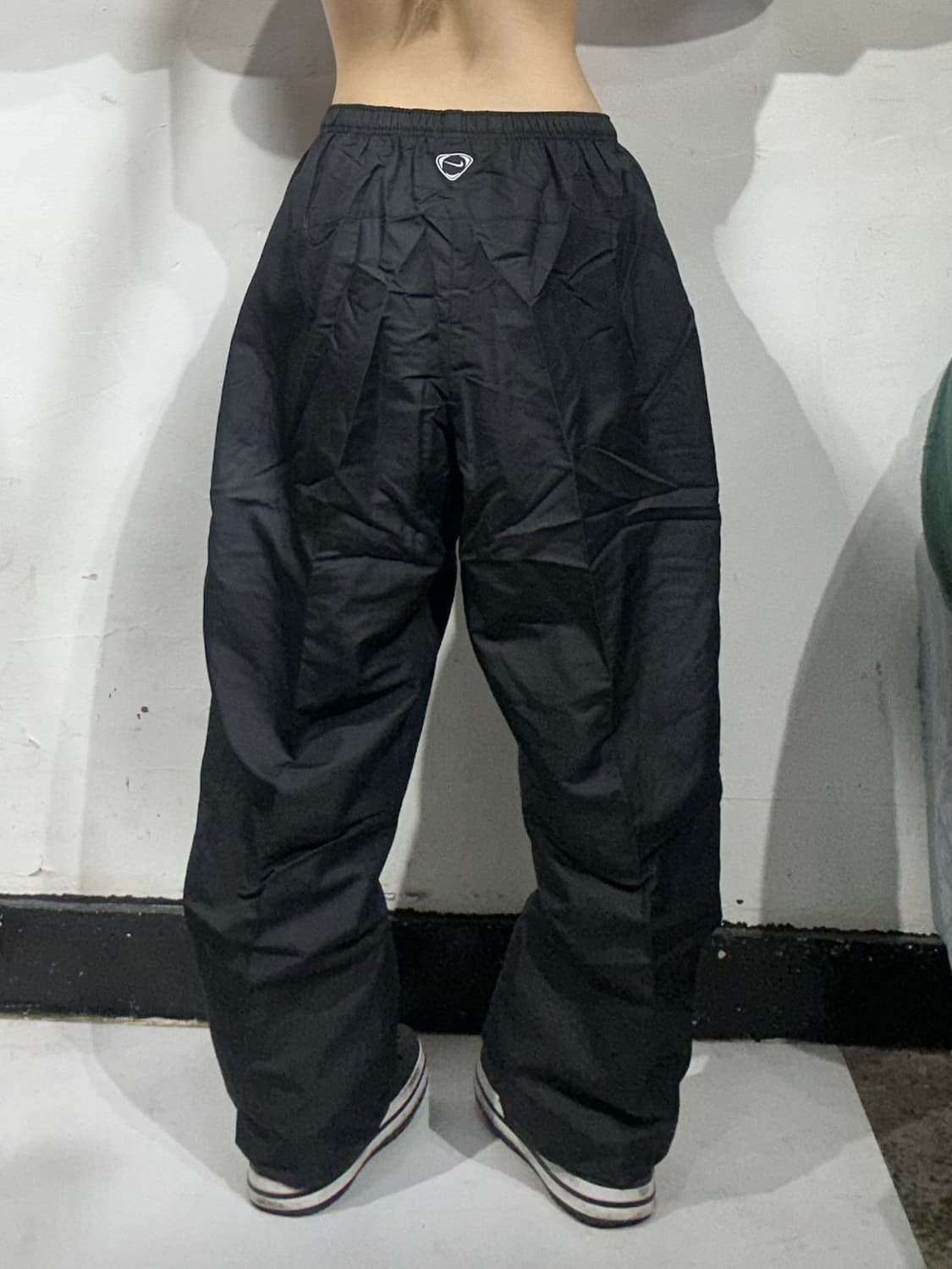 00s 나이키 새상품 블랙 인터밀란 한정판 와이드 트랙 팬츠 상품이미지3