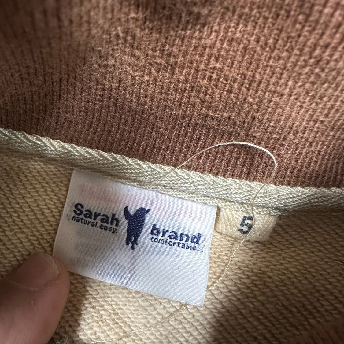 ✨ (바배) 빈티지 발바닥 코튼 트랙탑 져지 상품이미지3