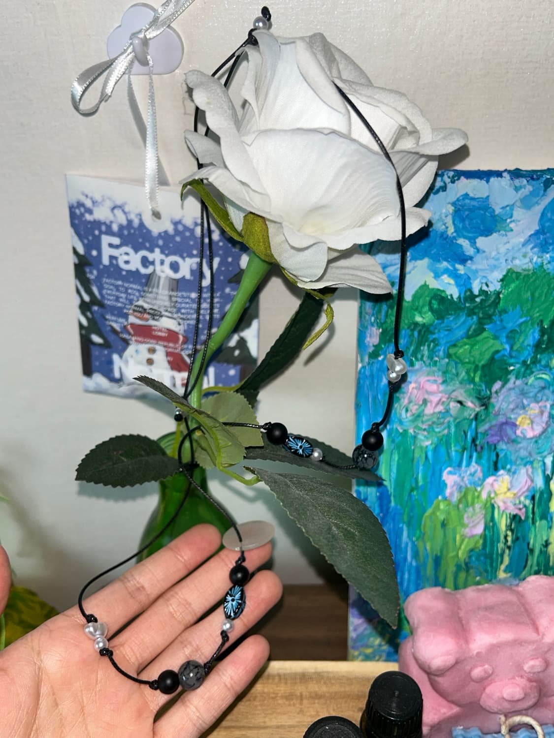 [핸드메이드] • 목걸이 • 너와 사색 상품이미지6