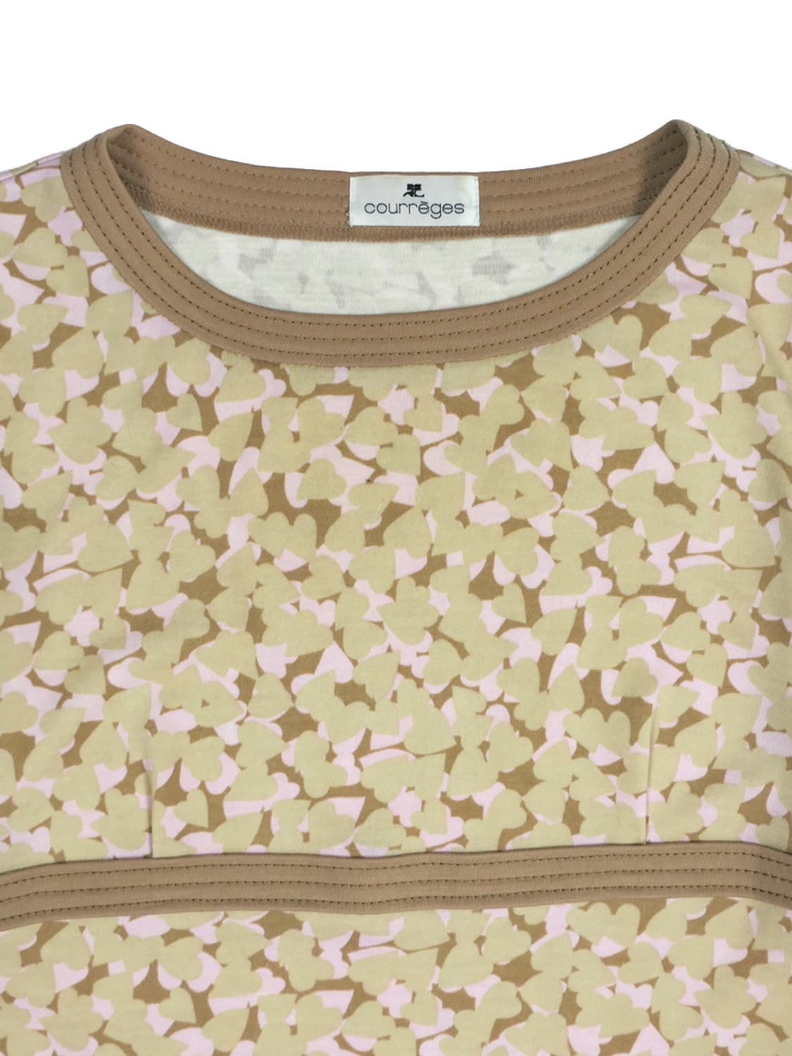 Courreges heart pattern blouse 상품이미지3