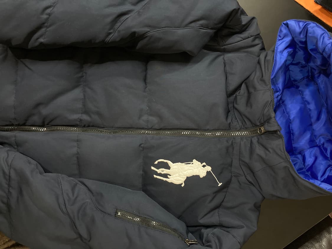 폴로 랄프로렌 빅포니 네이비 패딩 M 상품이미지7