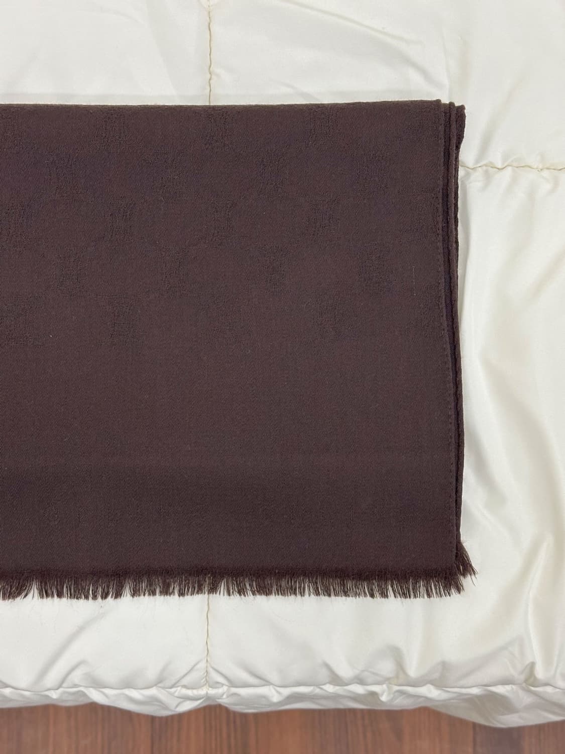 celine / 셀린느 브라운 트리오페 울 머플러 상품이미지3