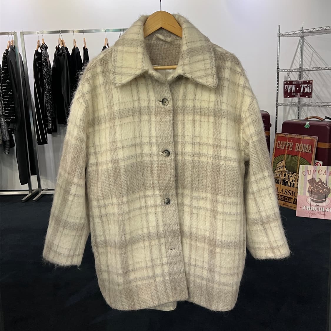 [38] 앤아더스토리즈 플래드 플란넬 오버핏 셔츠 자켓   상품이미지1