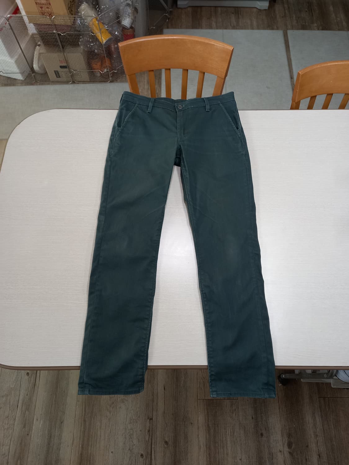 34 리바이스515 스판 슬림일자 퍼티그팬츠 다크카키 34-571 상품이미지1