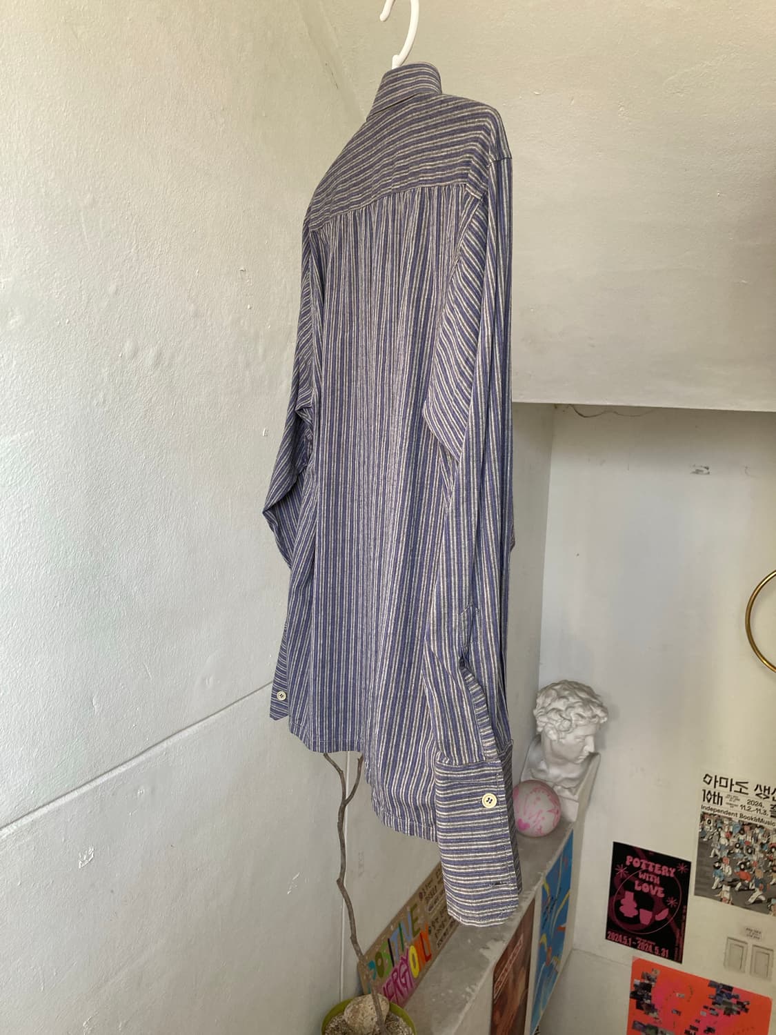 타미힐피거 Tommy Hilfiger 플레어소매 스트라이프 셔츠 상품이미지8