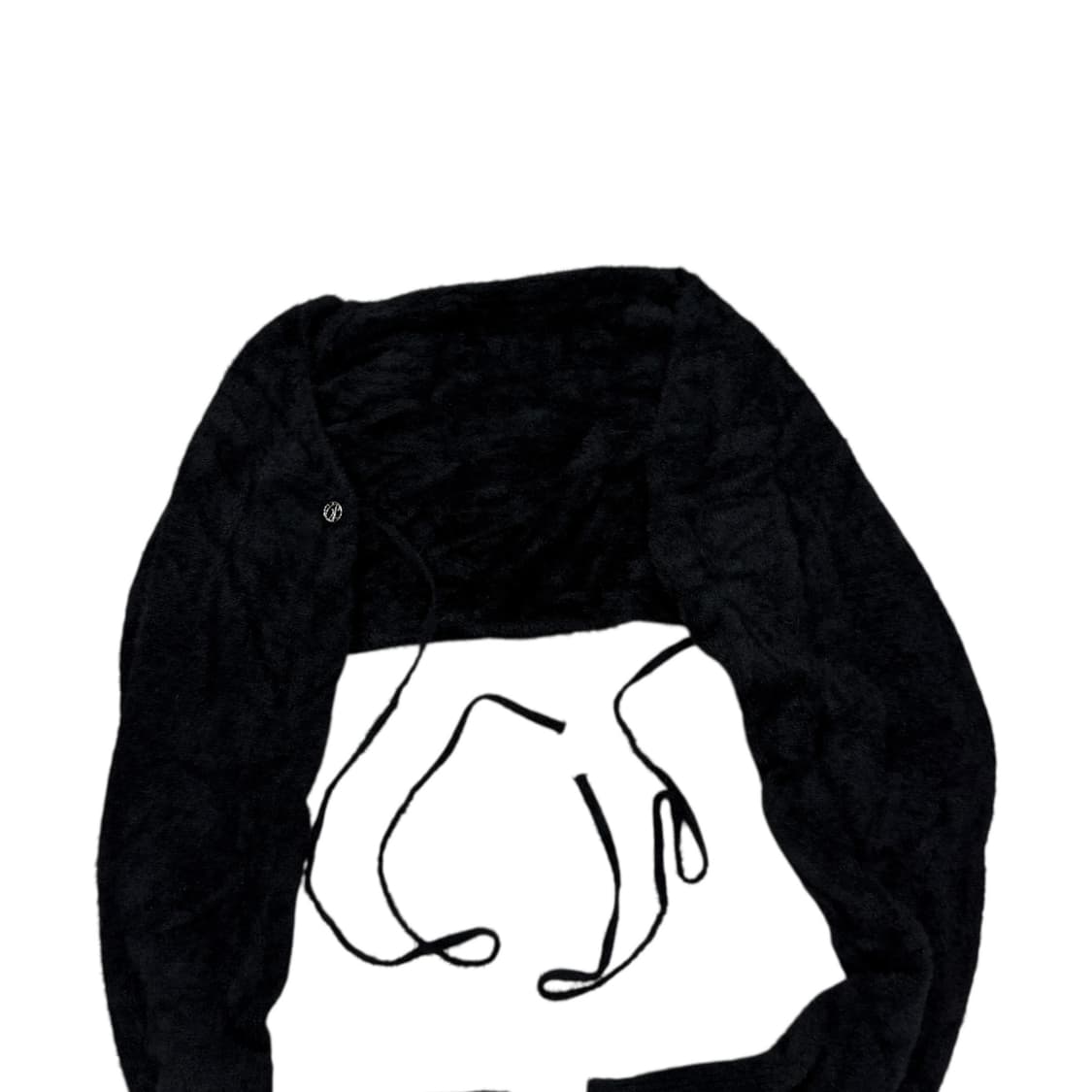 페인오어플레져 우먼 볼레로 가디건 블랙 상품이미지2