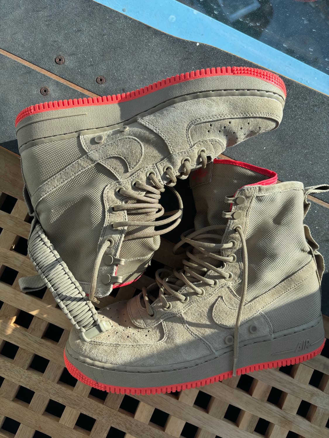 나이키 에어포스 하이 카키 데저트 상품이미지2