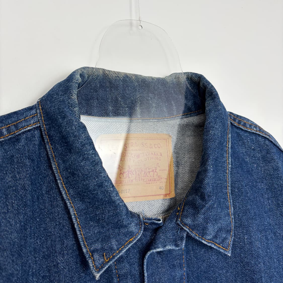 90s 리바이스 데님 트러커 청자켓 상품이미지2
