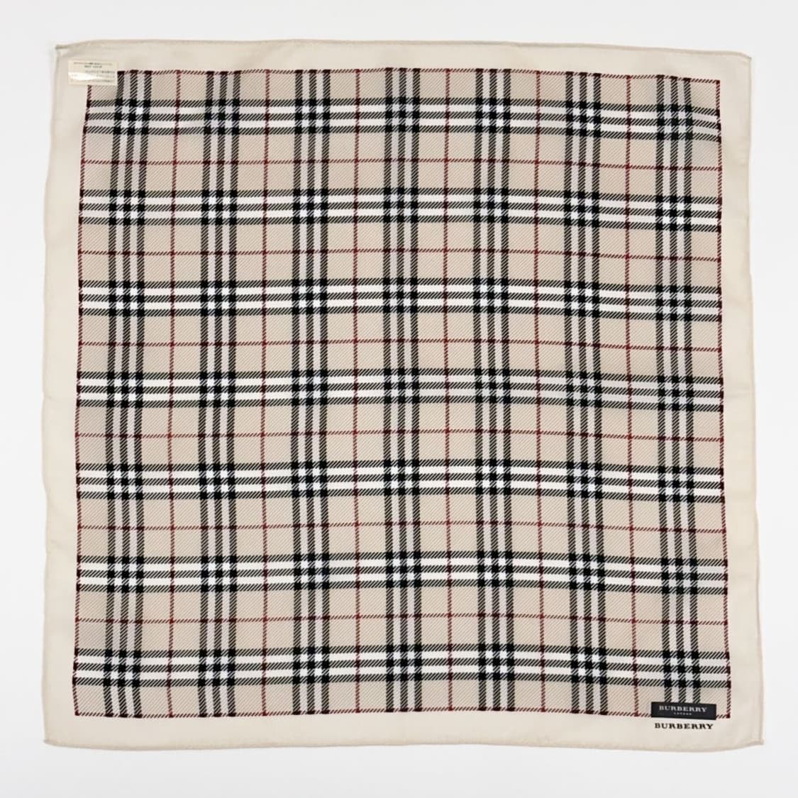 (새상품) burberry / 버버리 코튼 쁘띠스카프 손수건 상품이미지3