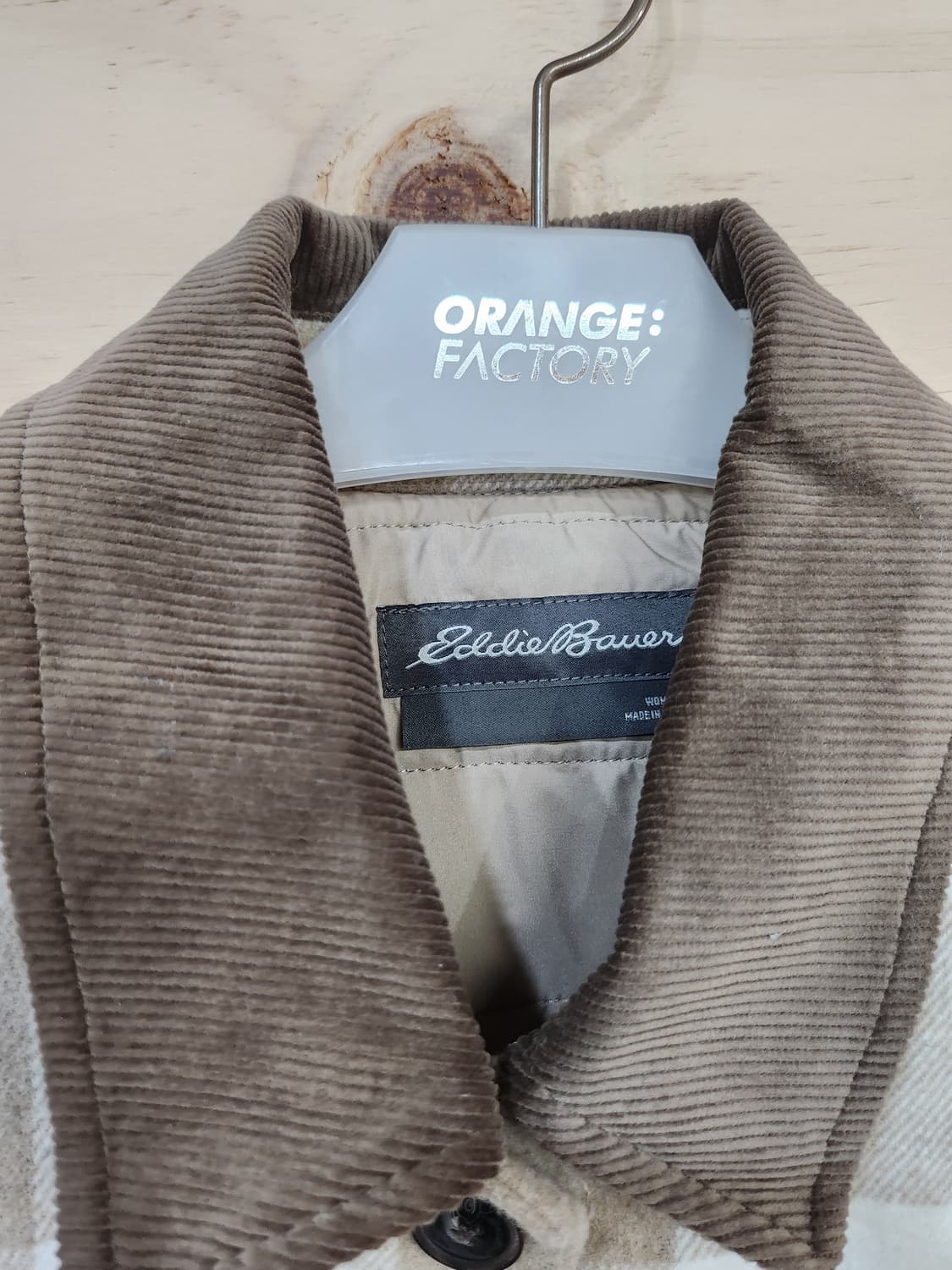 523) 에디바우어 Eddie Bauer 코듀로이카라 포인트 숏 자켓 상품이미지5