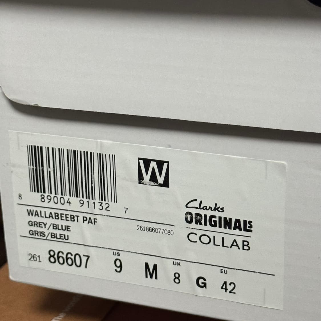 [265] 클락스 x 포스트 아카이브 팩션(파프) 왈라비BT 그레이 블루 상품이미지2