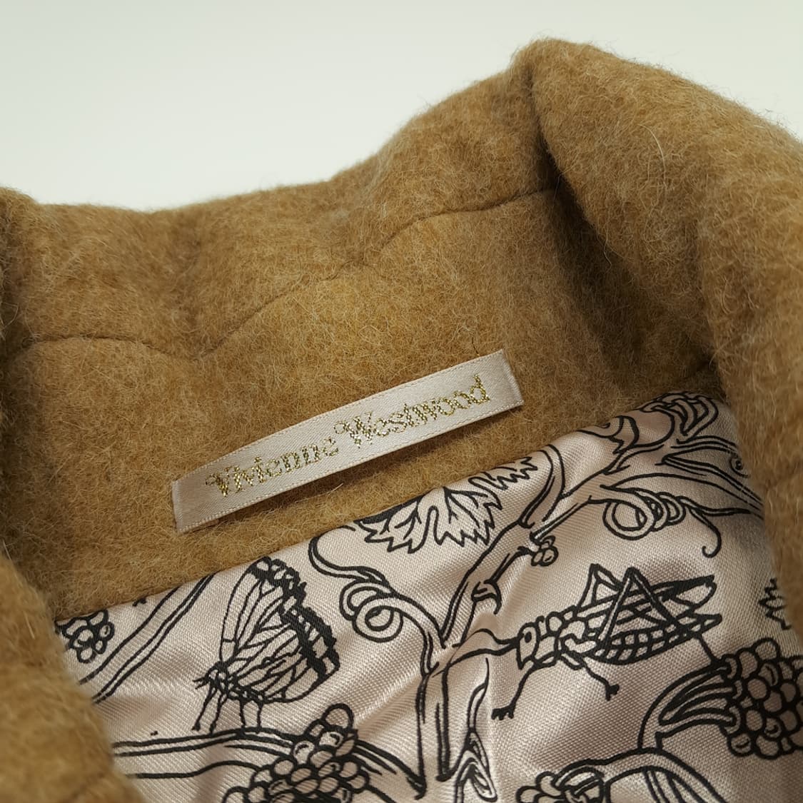 CN780 M 비비안웨스트우드 쿠튀르 울 알파카 포트레이트 롱코트 상품이미지3